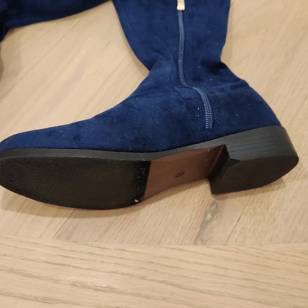 Catherine Malandrino Deep Blue Over-the-Knee Boots